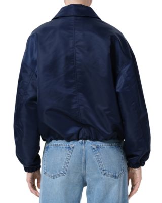 Bubble Hem Bomber Jacket 