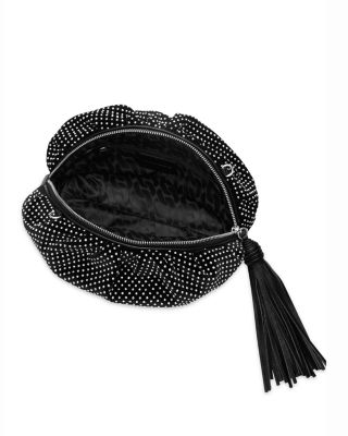 Ruched Crystal Clutch