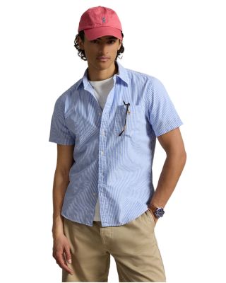 RL Prepster Classic Fit Seersucker Shirt