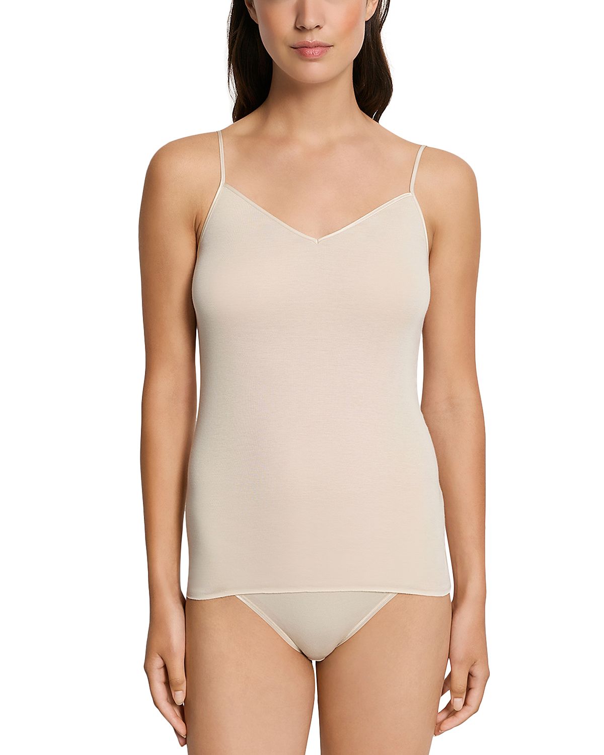 Hanro Cotton Seamless V-Neck Cami
