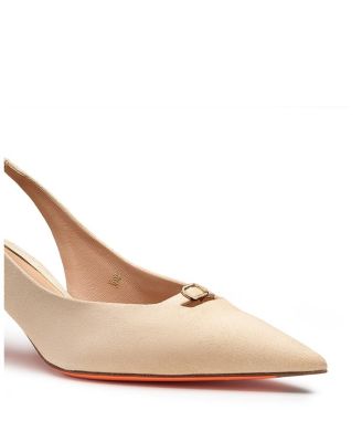  Women's Patent Leather Mid-Heel Slingback