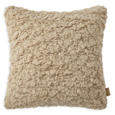 Shira Textured Sherpa Decorative Pillow, 20" x 20"