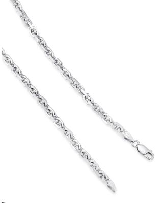 Sterling Silver Captain Link Bracelet
