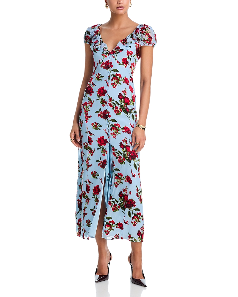Alice and Olivia Tara Ruffle Dress