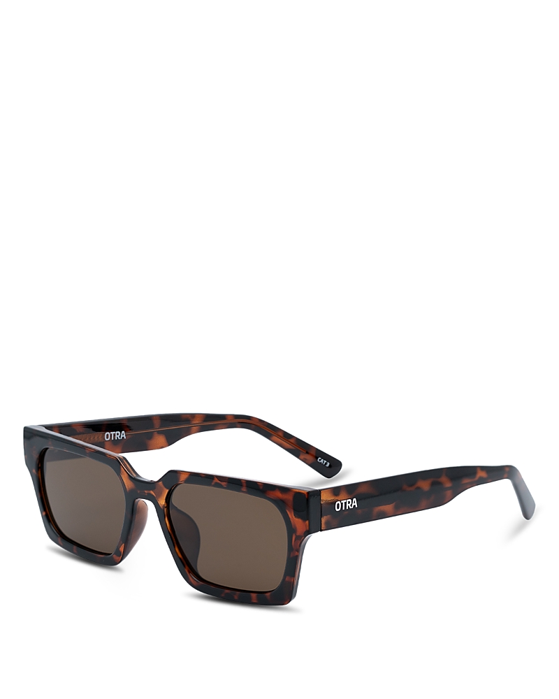 Otra Roco Square Sunglasses, 54mm In Brown