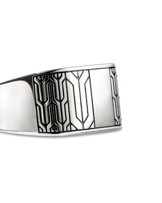 Men's Sterling Silver Icon Engraved Signet Ring