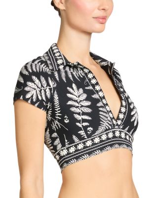 Hailey T-Shirt Plunge Bikini Top & Hailey High Waist Bottoms