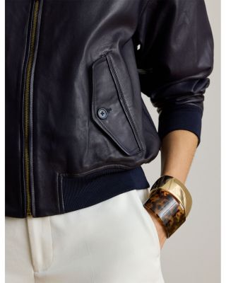 Leather Flight Jacket