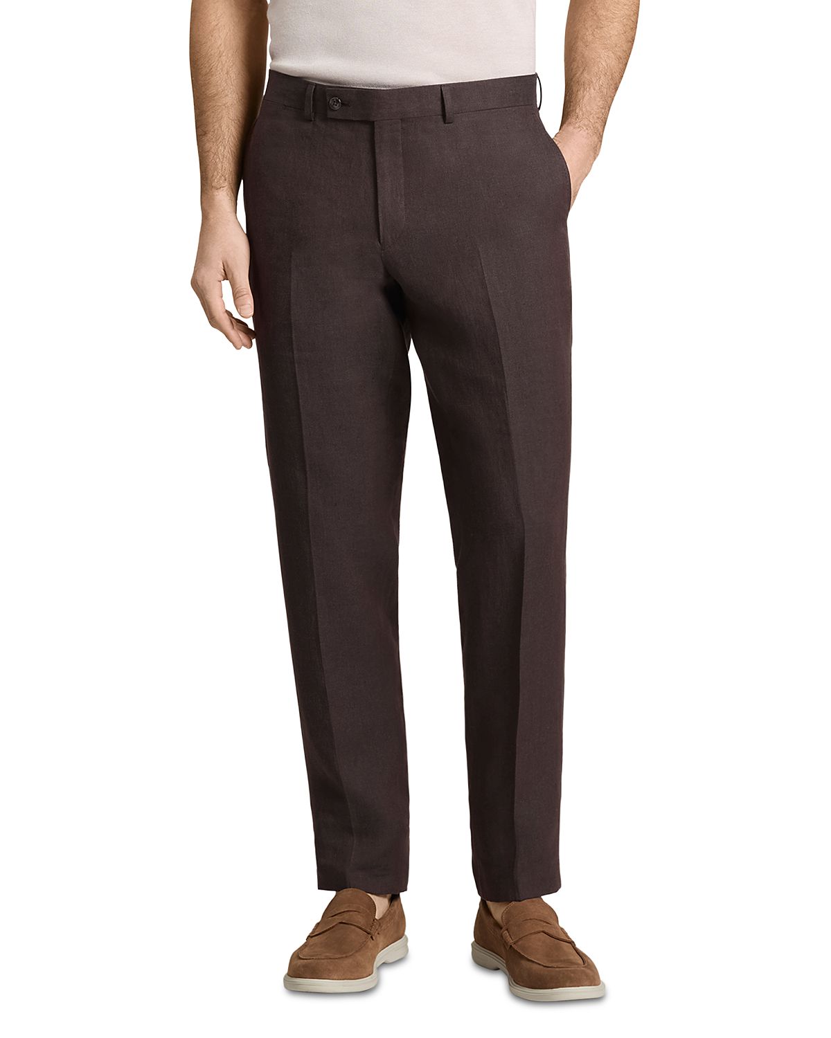 Ted Baker Winter Linen Modern Fit Suit Pants