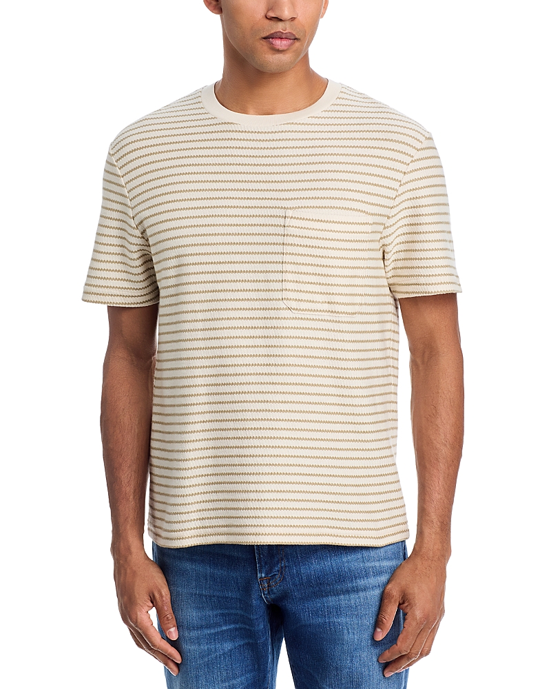 Frame Ribbed Striped Tee