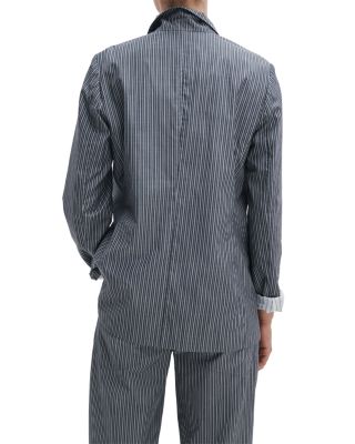 Jennie Poplin Stripe Blazer
