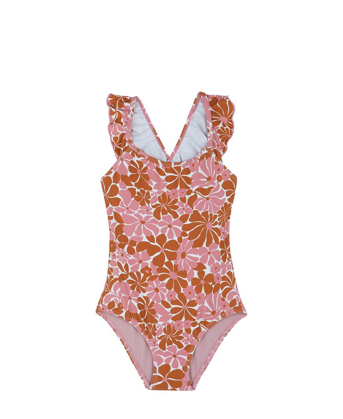 Gottex Kids Girls' Summer Memories Square Neck Ruffle One Piece - Little Kid, Big Kid