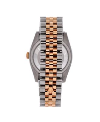  Oyster Perpetual Datejust Automatic Watch in Stainless Steel and Rose Gold 36mm