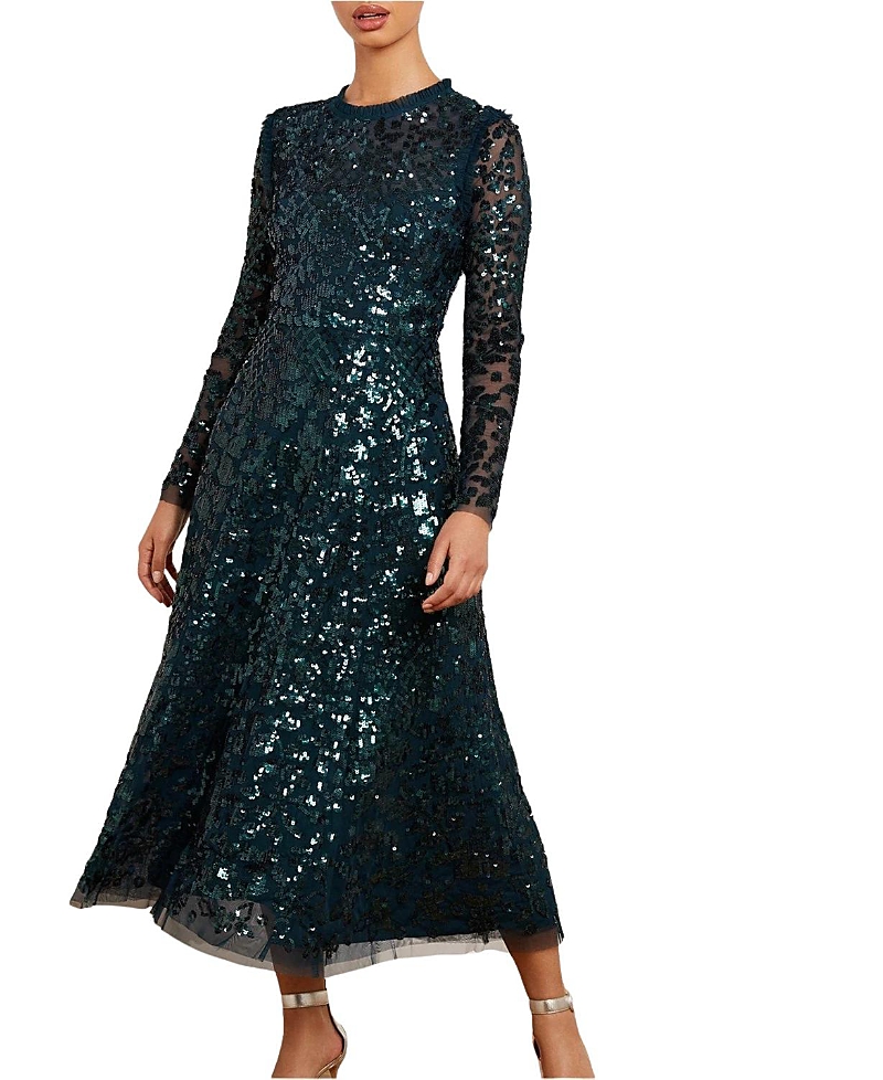 Needle & Thread Aurelia Long Sleeve Ballerina Dress