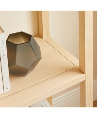  Vexley 72 Inch Tall Narrow Arched Bookshelf