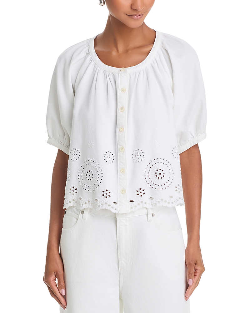 Frame The Eyelet Resort Shirt