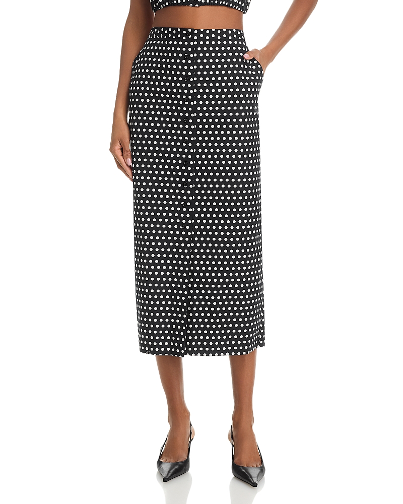 Frame The Polka Dot Midi Skirt