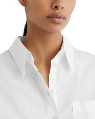 Solenge Cotton Cropped Shirt