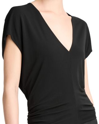 Flutter Sleeve V Neck Top