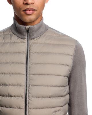 Quilted Hybrid Wool, Silk & Nylon Jacket