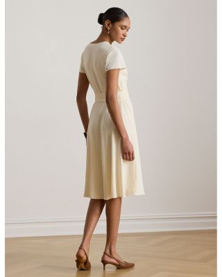 Belted Georgette Dress