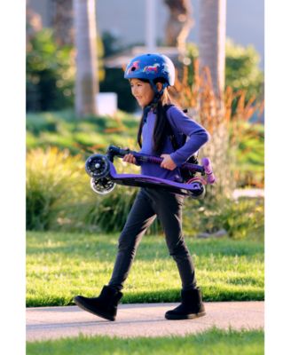  Maxi Foldable LED 3-Wheel Kids Scooter for Ages 5-12