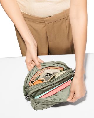 Madison Small Quilted Nylon Crossbody Bag