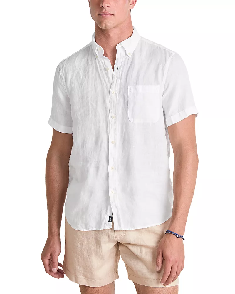 Vineyard Vines Surfside Short Sleeve Linen Shirt