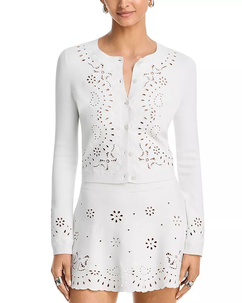 LoveShackFancy Leda Cardigan Sweater