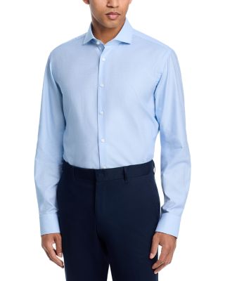 Joe Tonal Textured Dot Regular Fit Dress Shirt