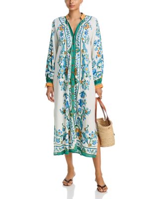 Linen Midi Dress Swim Cover-Up