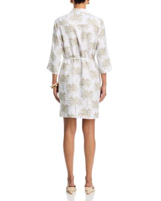 Palm Banks Three Quarter Sleeve Dress