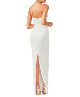 Serena Strapless Sequin Gown