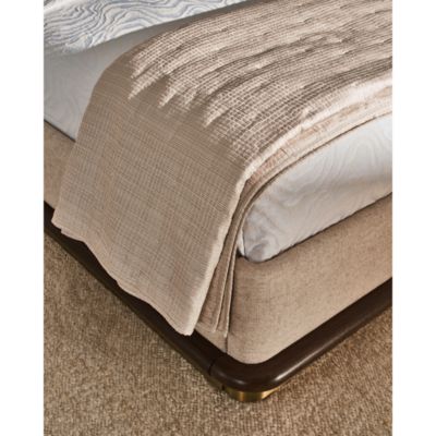 Luxe Textured Check Coverlet, King - Exclusive