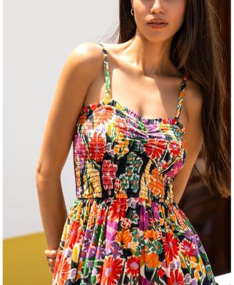 Cecilia Smocked Tiered Maxi Dress