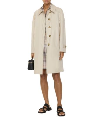Mid-length Tropical Gabardine Camden Car Coat