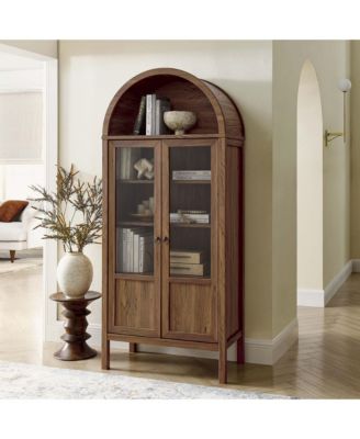 Tessa Tall Arched Storage Display Cabinet
