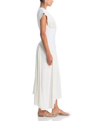 Long Dress with Ruched Details