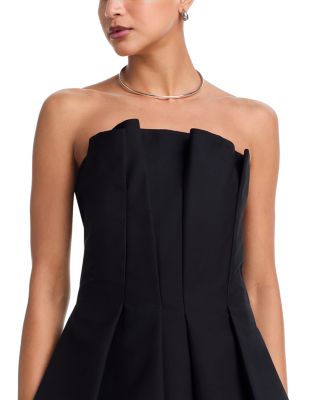 Sculptural Tulip Bustier Dress