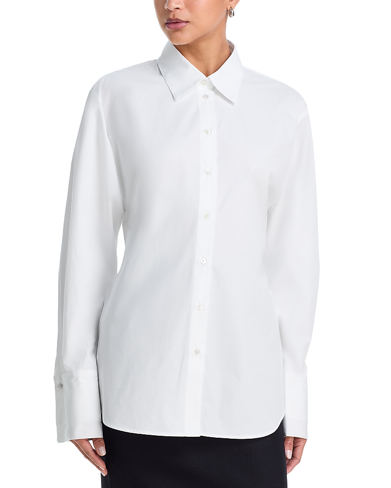 ROHE Double Cuff Shaped Poplin Shirt