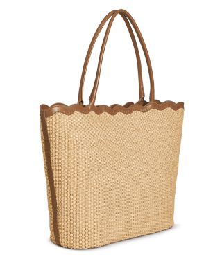 Isabella Large Raffia Tote Bag