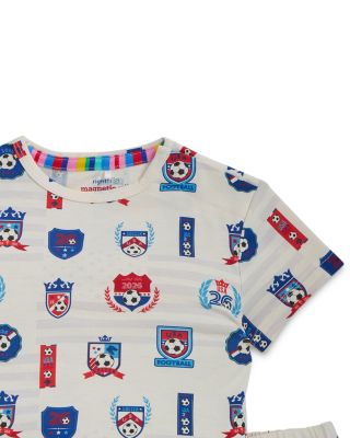 Boys' Team Goals USA RightFit™ Magnetic Pajama Set - Little Kid, Big Kid