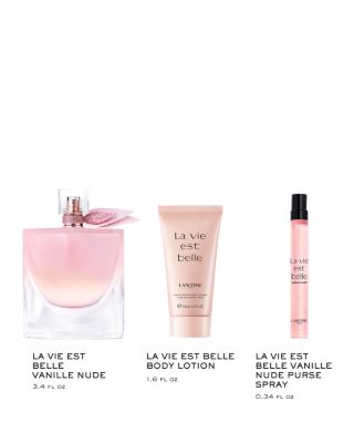 La vie est belle Vanille Nude Mother's Day Perfume & Body Lotion Gift Set ($219 value)