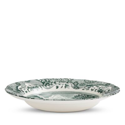 Heritage Green Italian Soup Plate, Set of 4