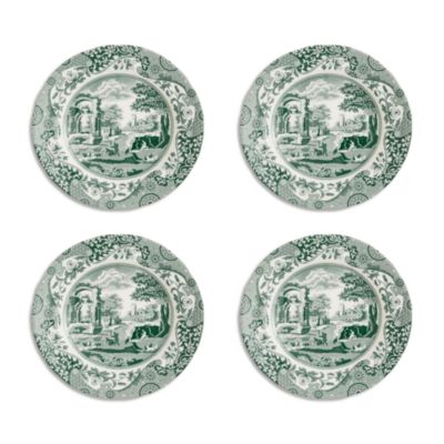 Heritage Green Italian Salad Plate, Set of 4