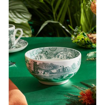 Heritage Green Italian Small Bowl, Set of 4