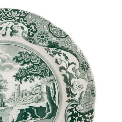 Heritage Green Italian Dinner Plate, Set of 4