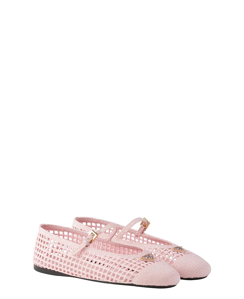 Prada Women's Crochet Ballerinas