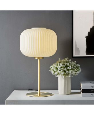 Reprise Glass Sphere Glass and Metal Table Lamp