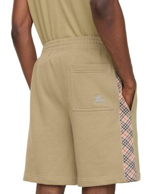  Check Trim Cotton Shorts
